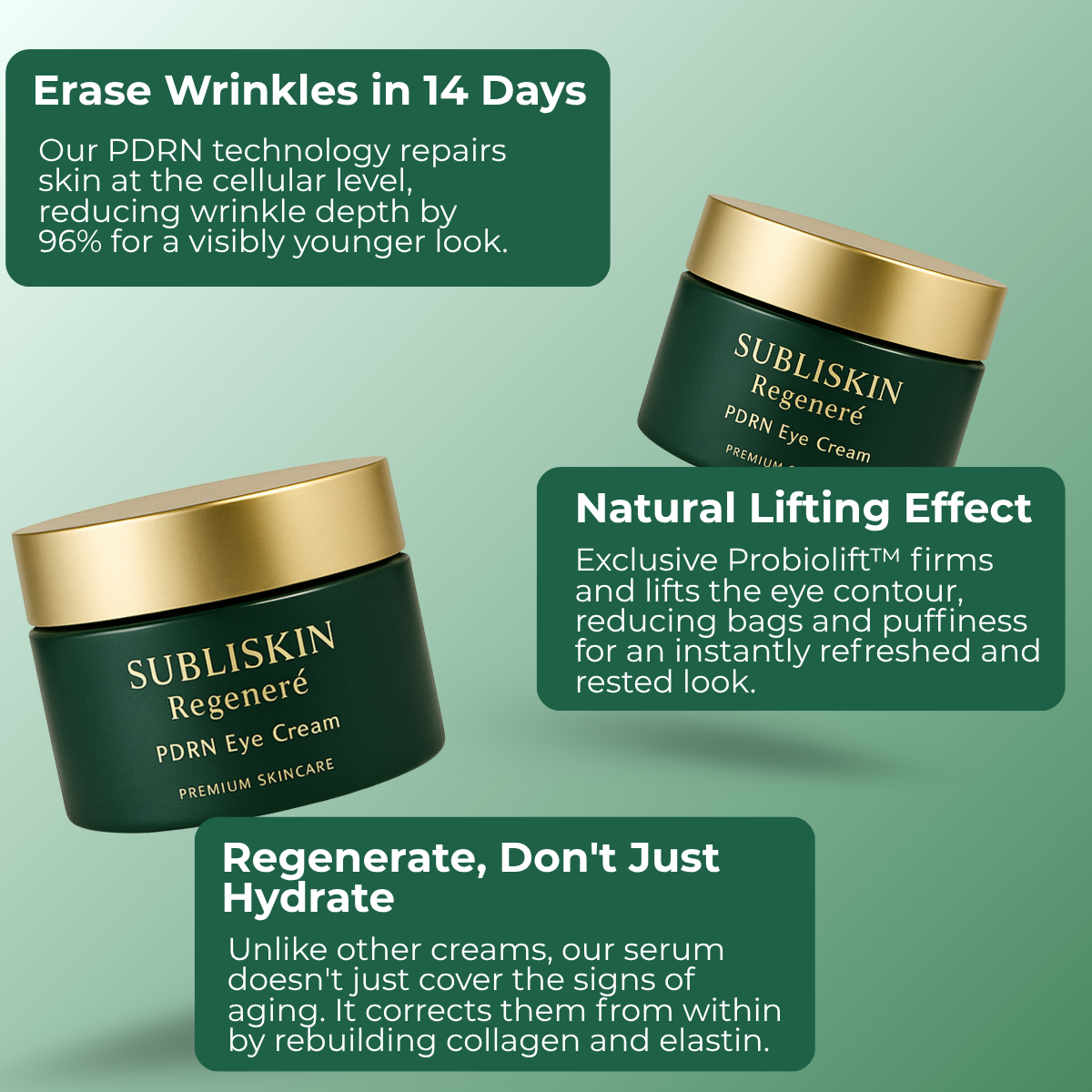 REGENERÉ™ PDRN Eye Cream: Intensive Overnight Repair