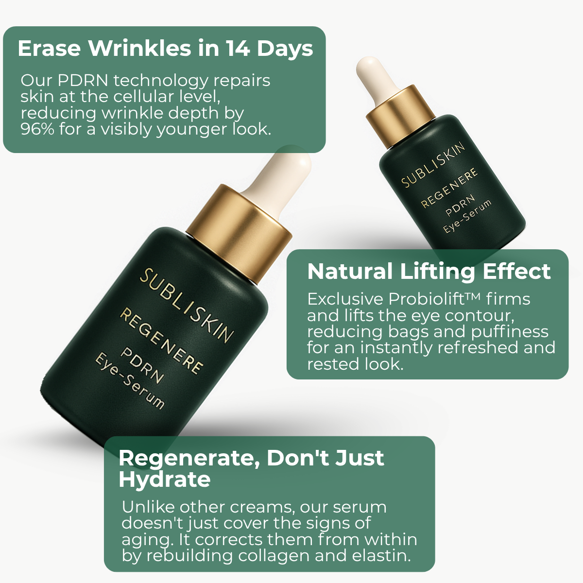 The First PDRN Eye Care Serum that Regenerates Skin at the Cellular Level